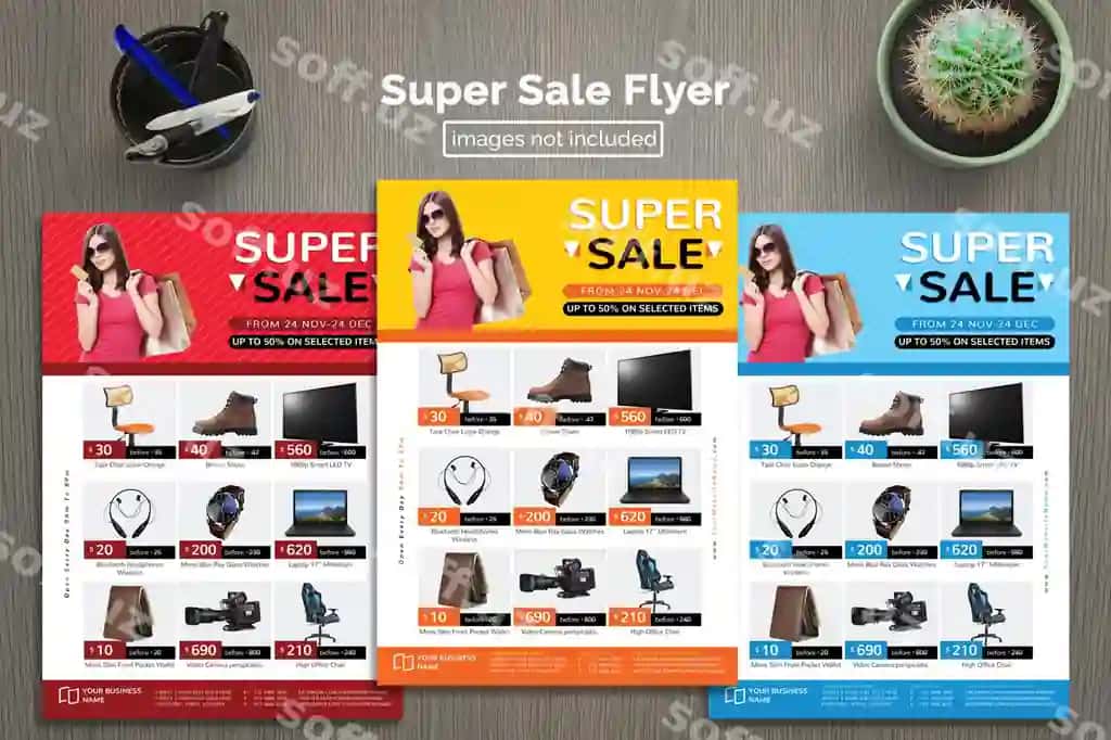 Super sotuv chiziq nashriyot | Super sales flyer