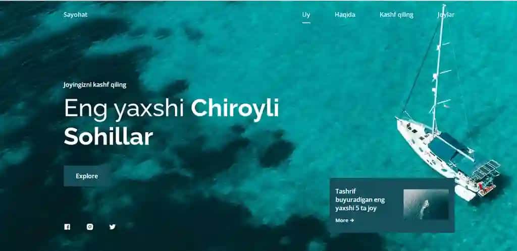 Eng yaxshi Chiroyli Sohillar