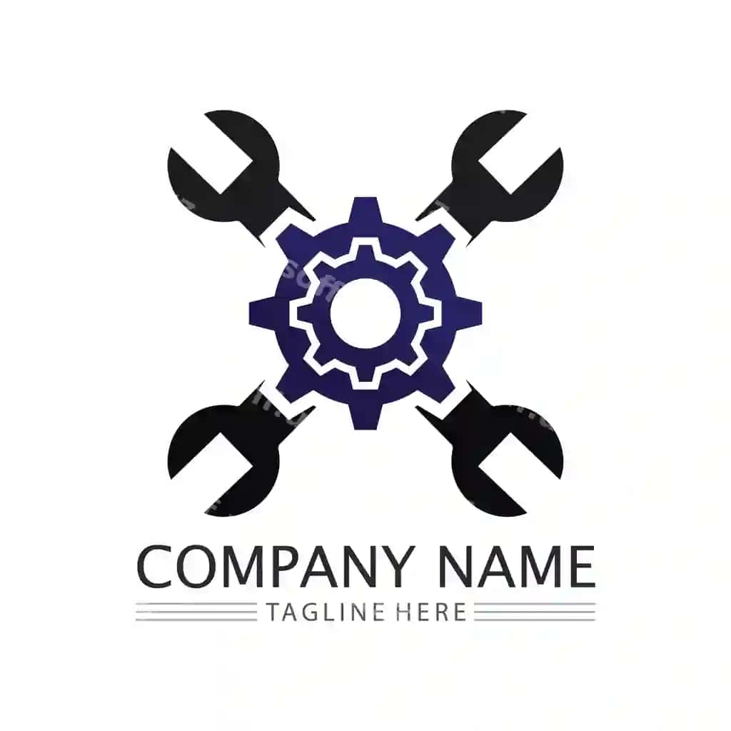 Shina logotipi shabloni vektor ikonasi | Gear logo template vector icon