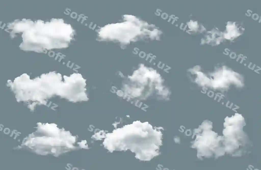 300dpi set9 realistik bulut Photoshop | 300dpi set9 realistic cloud photoshop