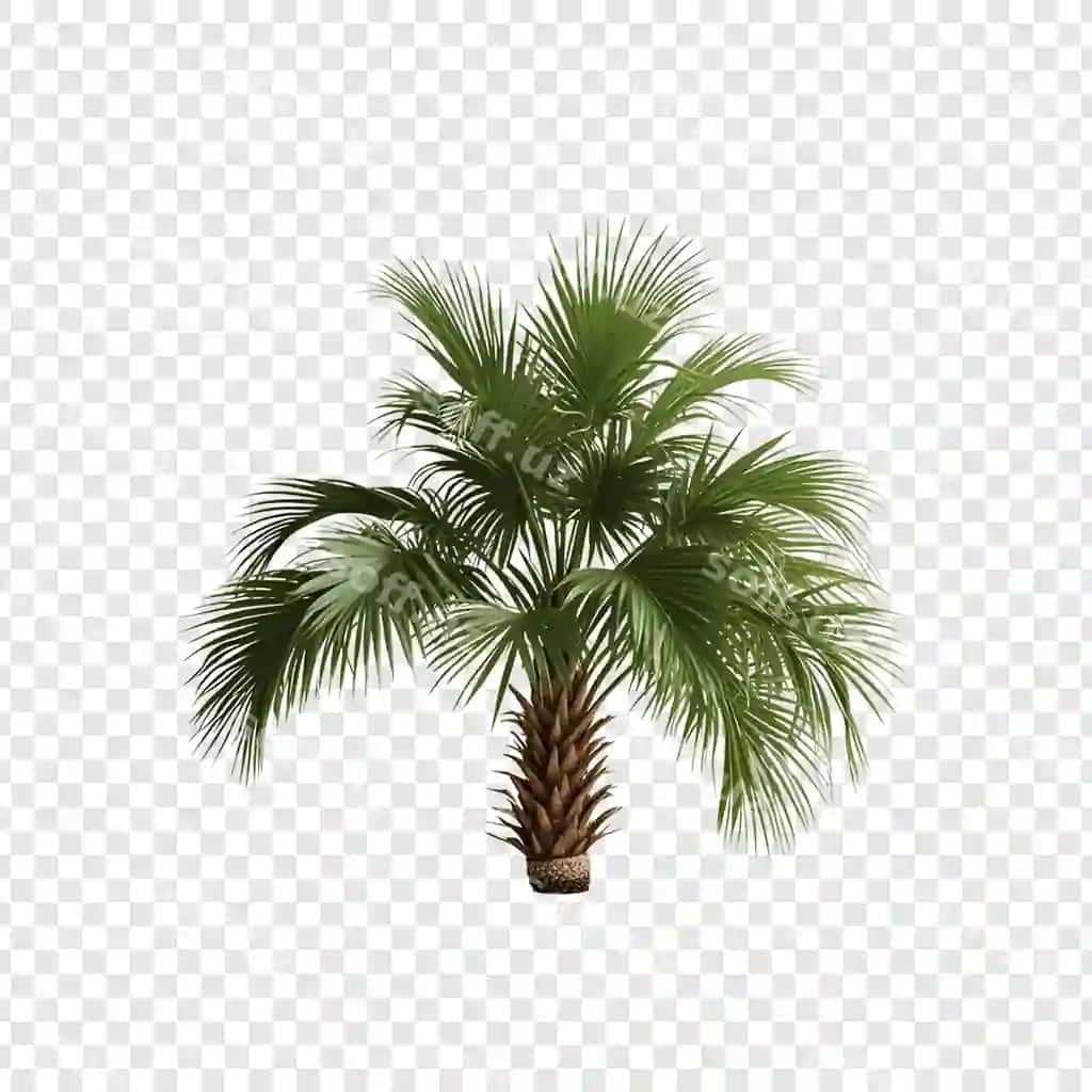 Palma daraxti shaffof orqa fonda | Palm tree transparent background