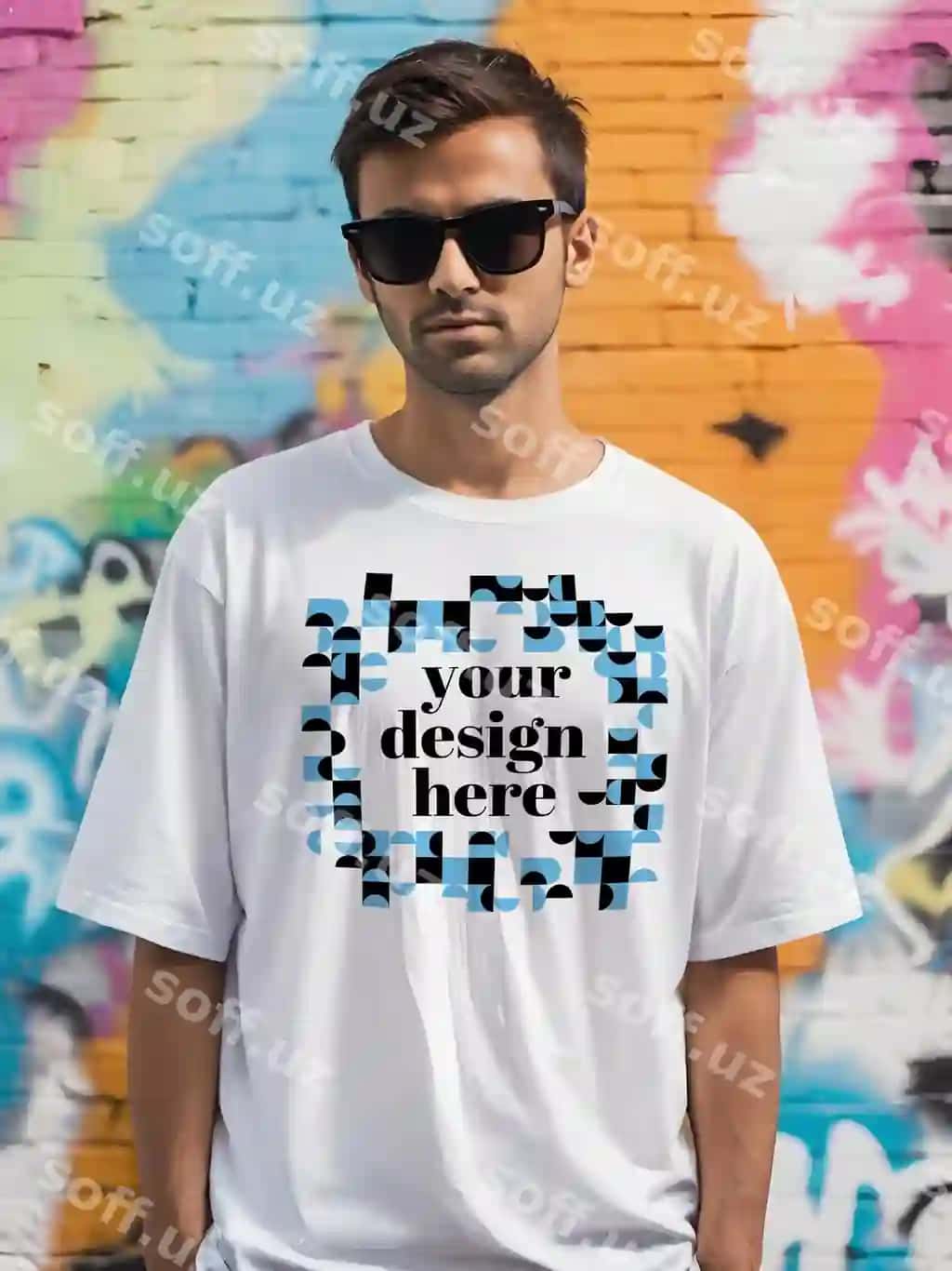 Oq T-shirt PSD mockup shablon unisex merch T-shirt namoyish prin | White tshirt psd mockup template unisex merch tee showcase print