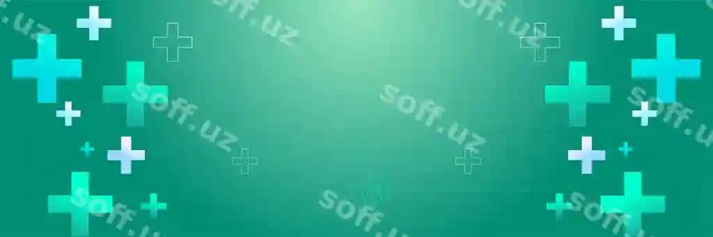 Abstrakt tibbiy fon sog'liqka oid ikonka ramzlar shablon dizayni | Abstract medical background with health icons symbols template design