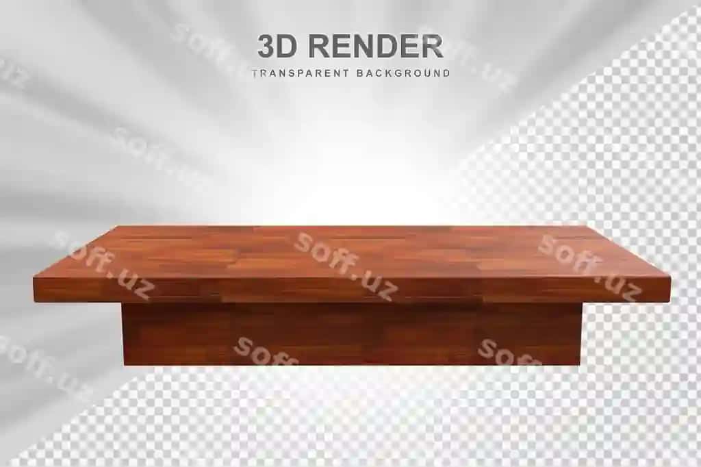Yog' stol usti 3d | Wood table top 3d