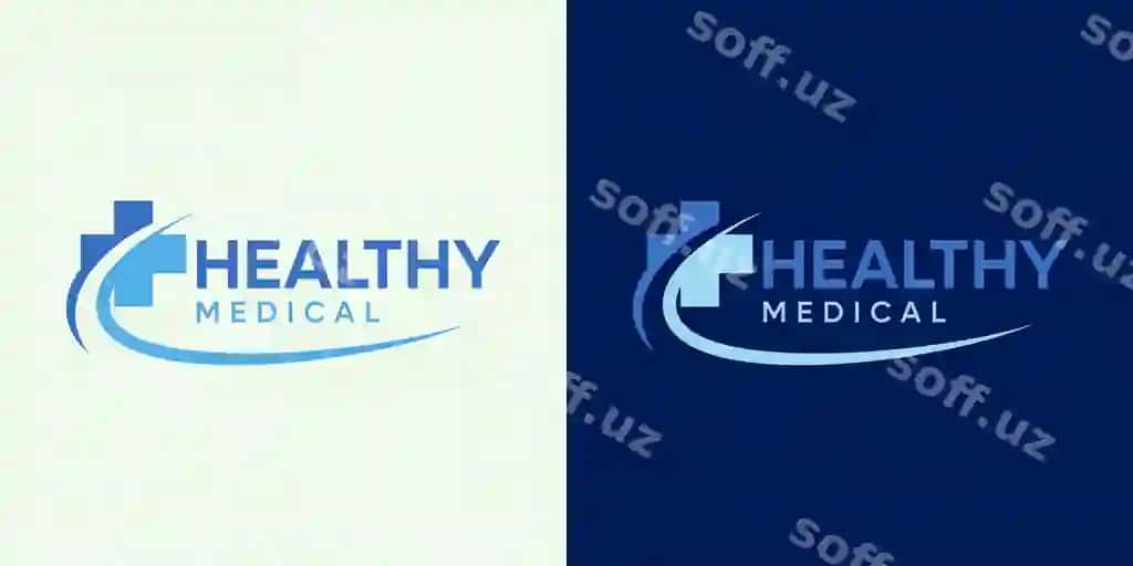 Medicine caduceus dorixona shifoxonasi klinikasi logotipi shablonining dizayni | Medicine caduceus pharmacy hospital clinic cross logo template design