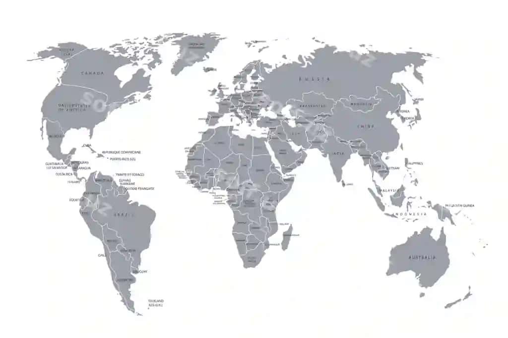 Dunyoning siyosiy xaritası | Political map world