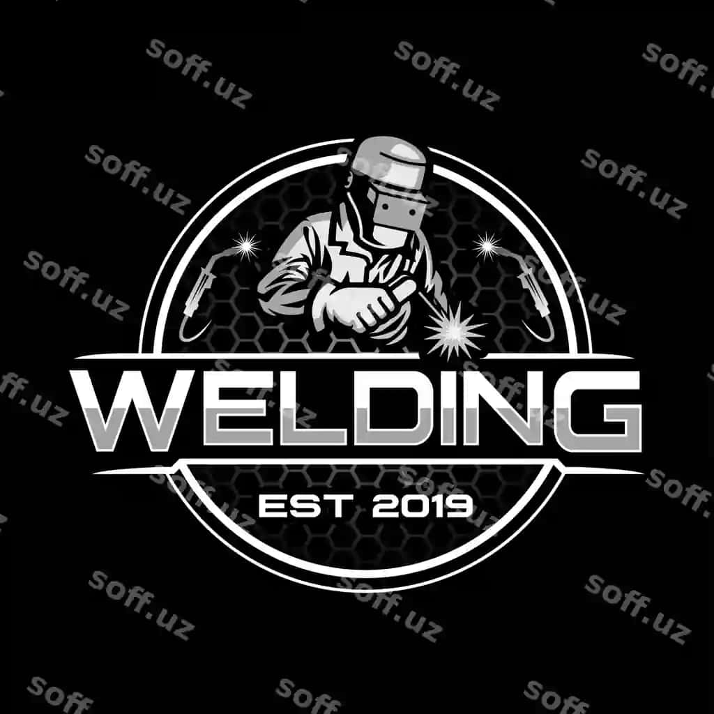 Qazib chiqish logotipi shabloni | Welding logo template
