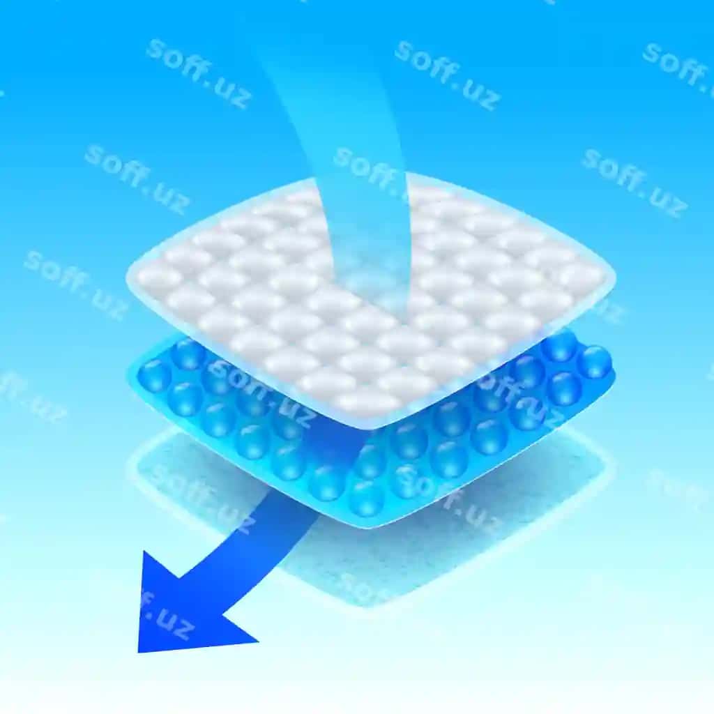 Bosqichlarni ko'rsatish uch qatlam sorbtsion qatlam | Showing steps three layers absorbent layers