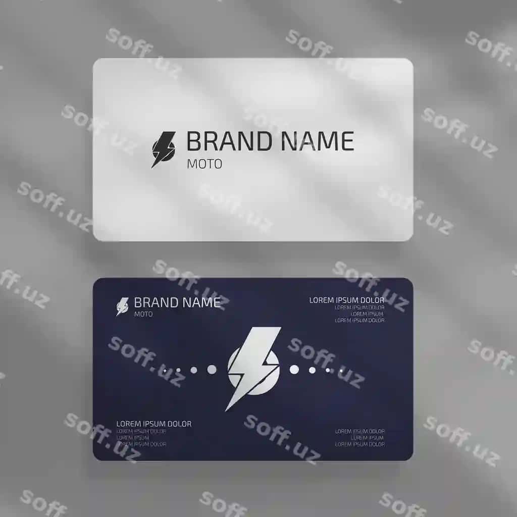 Oddiy estetik biznes karta mockup shablon psd | Simple aesthetic business card mockup template psd