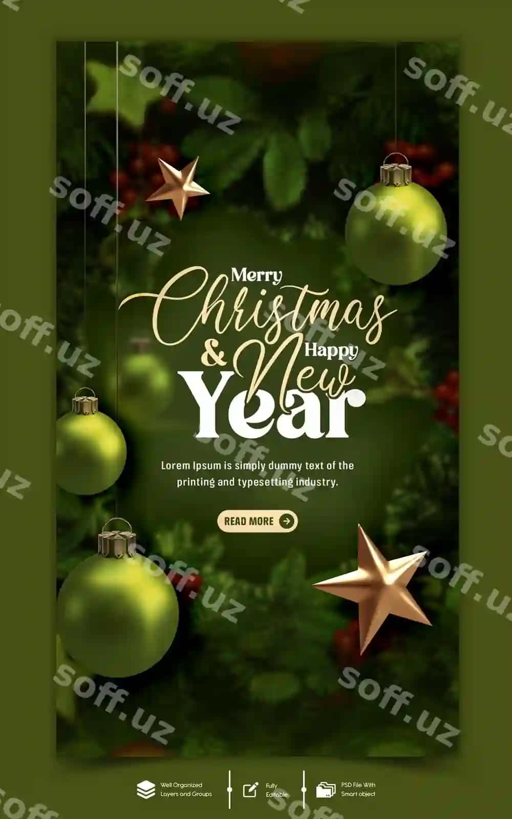 Rojdestvo bilan tabriklaymiz 2024-yil yangi yil muborak bolsun bayram Instagram stori | Merry christmas happy new year 2024 celebration instagram story