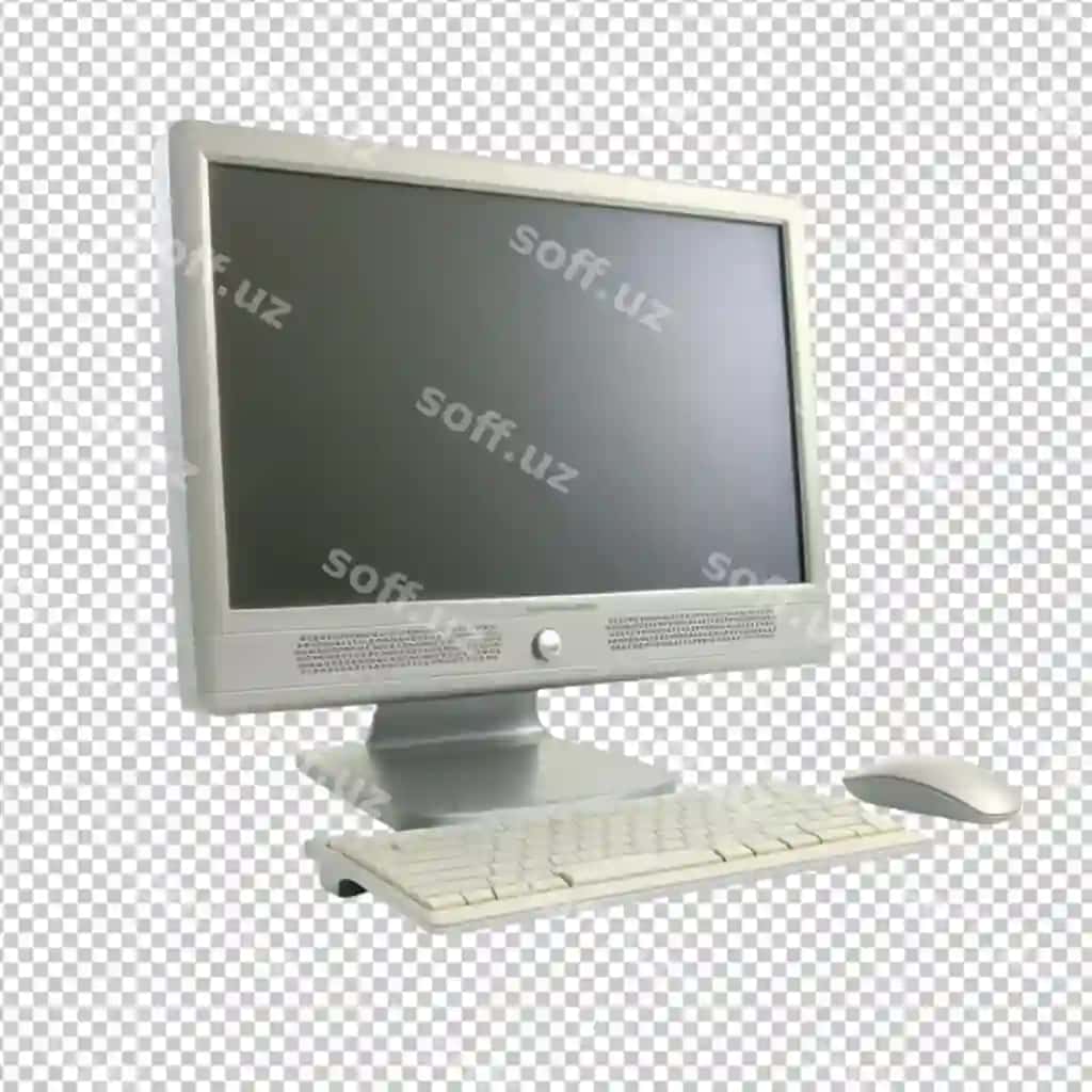 Psd kompyuter shaffof orqa fonda | Psd computer transparent background