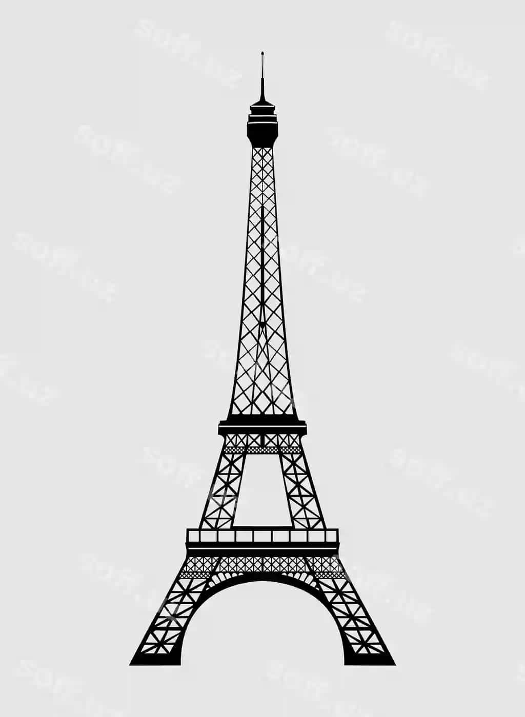 Eiffel ko'chagi Parij Fransiya ramzi | Eiffel tower symbol paris france