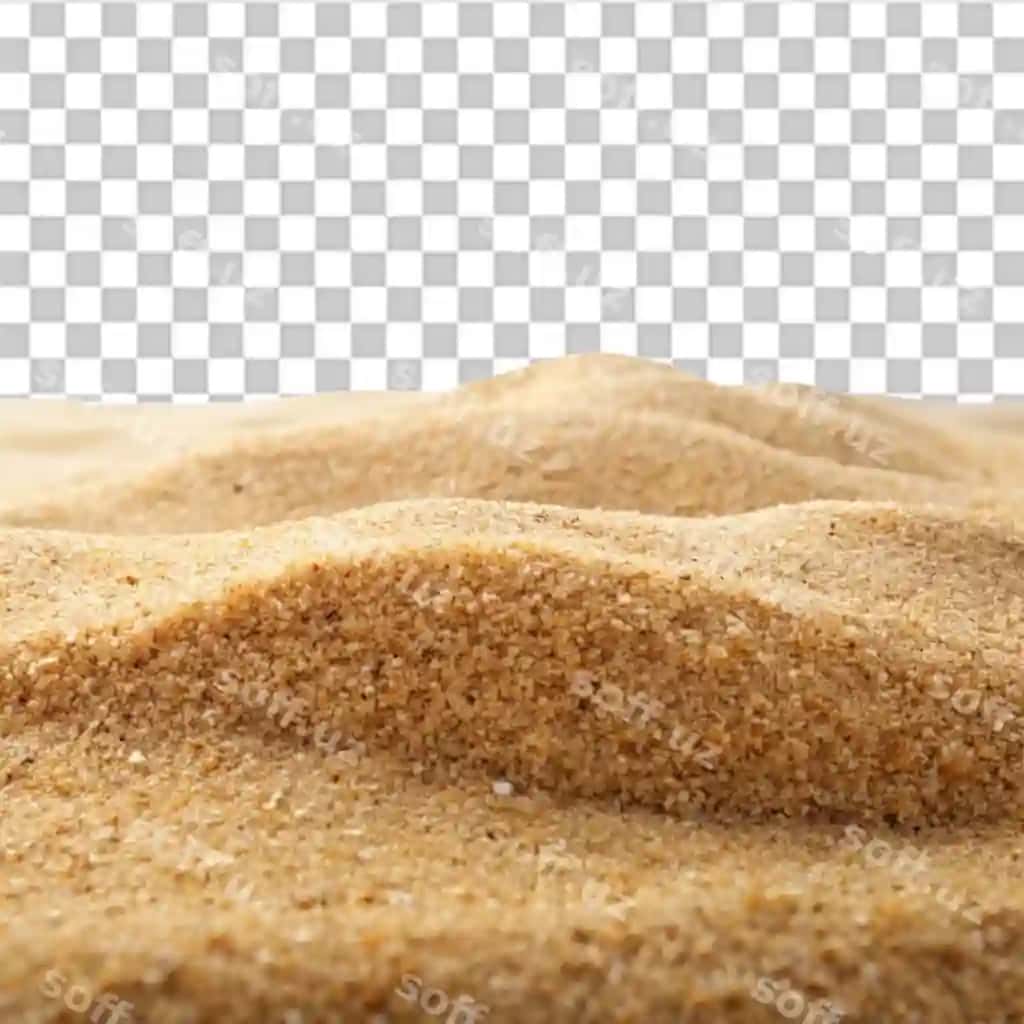 Sandy plyazh ajralgan shaffof orqa fon | Sand beach isolated transparent background