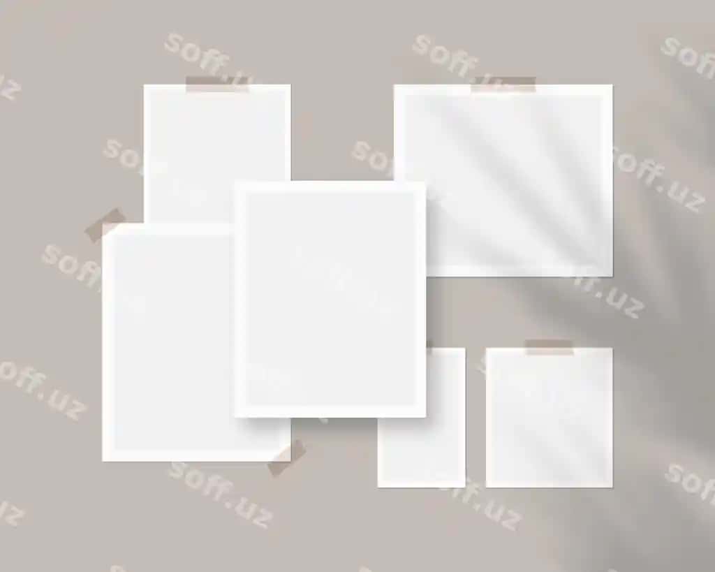 Bo'sh varaq oq qog'oz devori soya ustiga qo'yilgan | Empty sheets white paper wall with shadow overlay