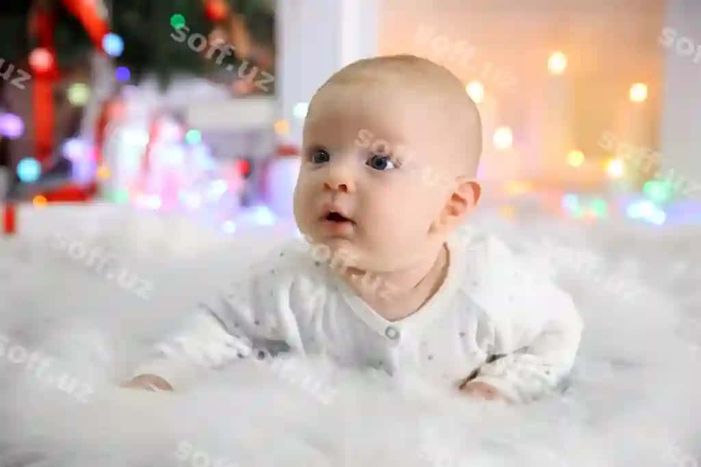 Azim chaqaloq poli Rojdestvo xonasida bezatilgan | Adorable baby floor decorated christmas room