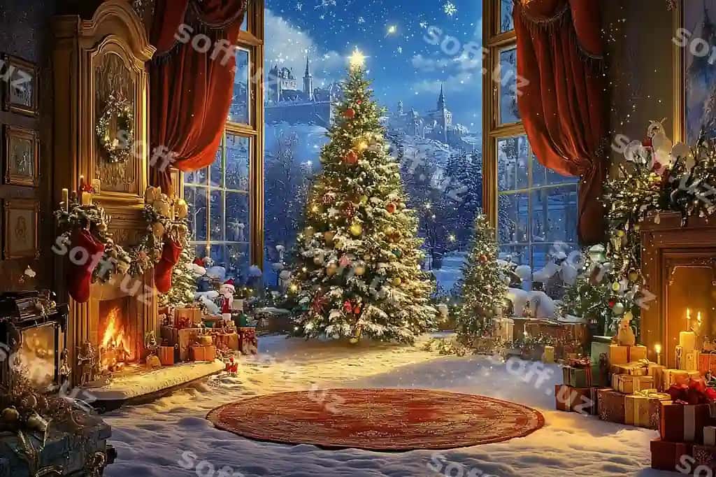 Ajoyib yangi yil manzara sehrli | Fabulous new years landscape conveying magic