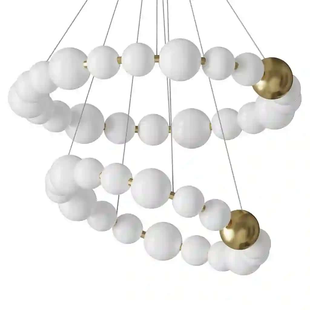 WOMO Pear Necklace Circular Chandelier