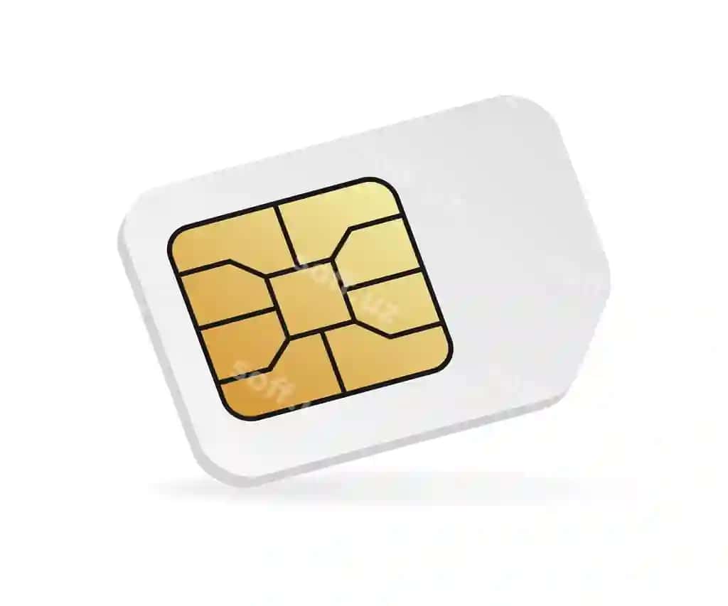 Haqiqiy SIM karta mockup | Realistic sim card mockup