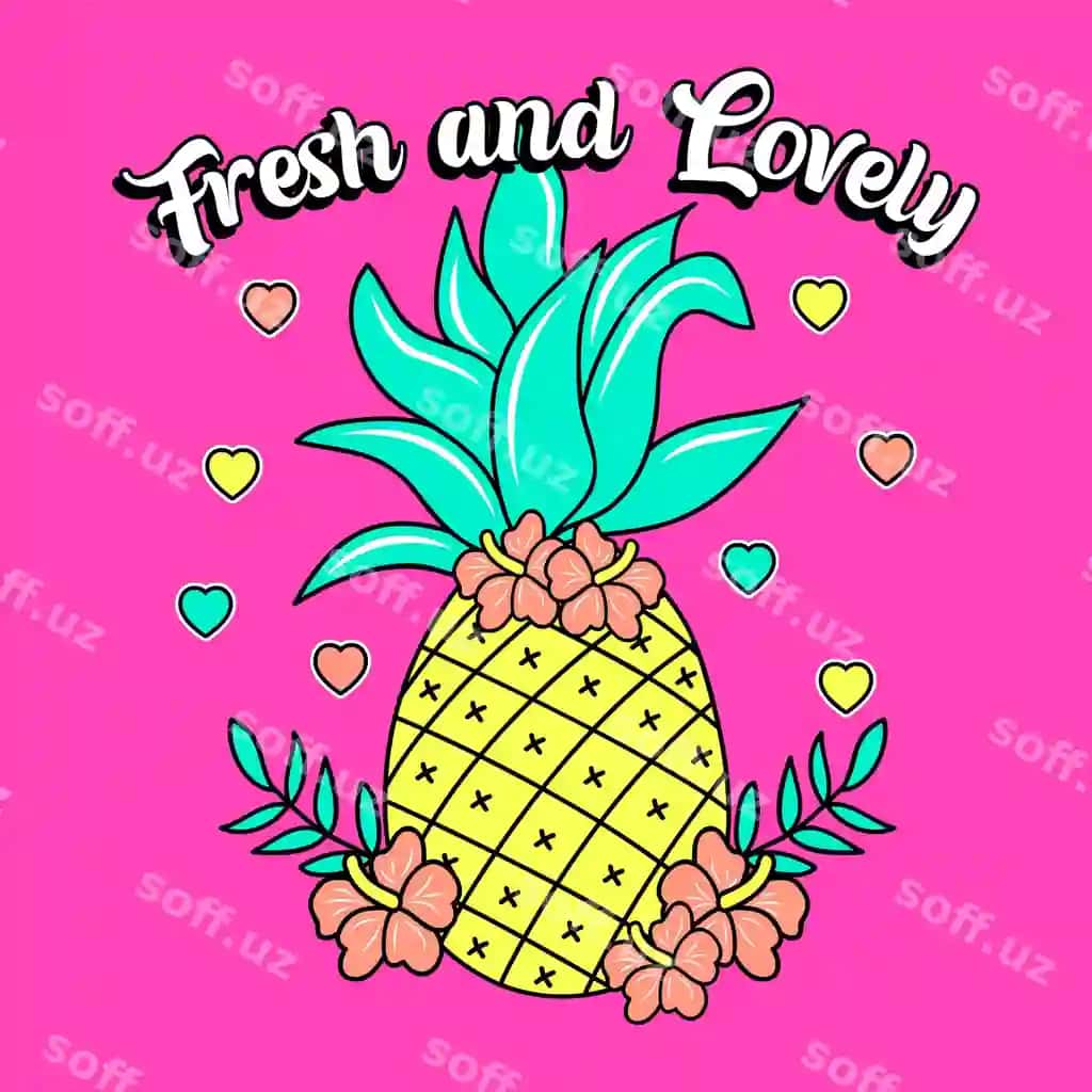 Yangi chiroyli tropik ananas | Fresh lovely tropical pineapple