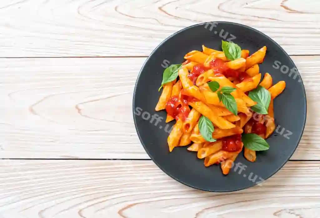 Penne pasta pomidor sosi | Penne pasta tomato sauce