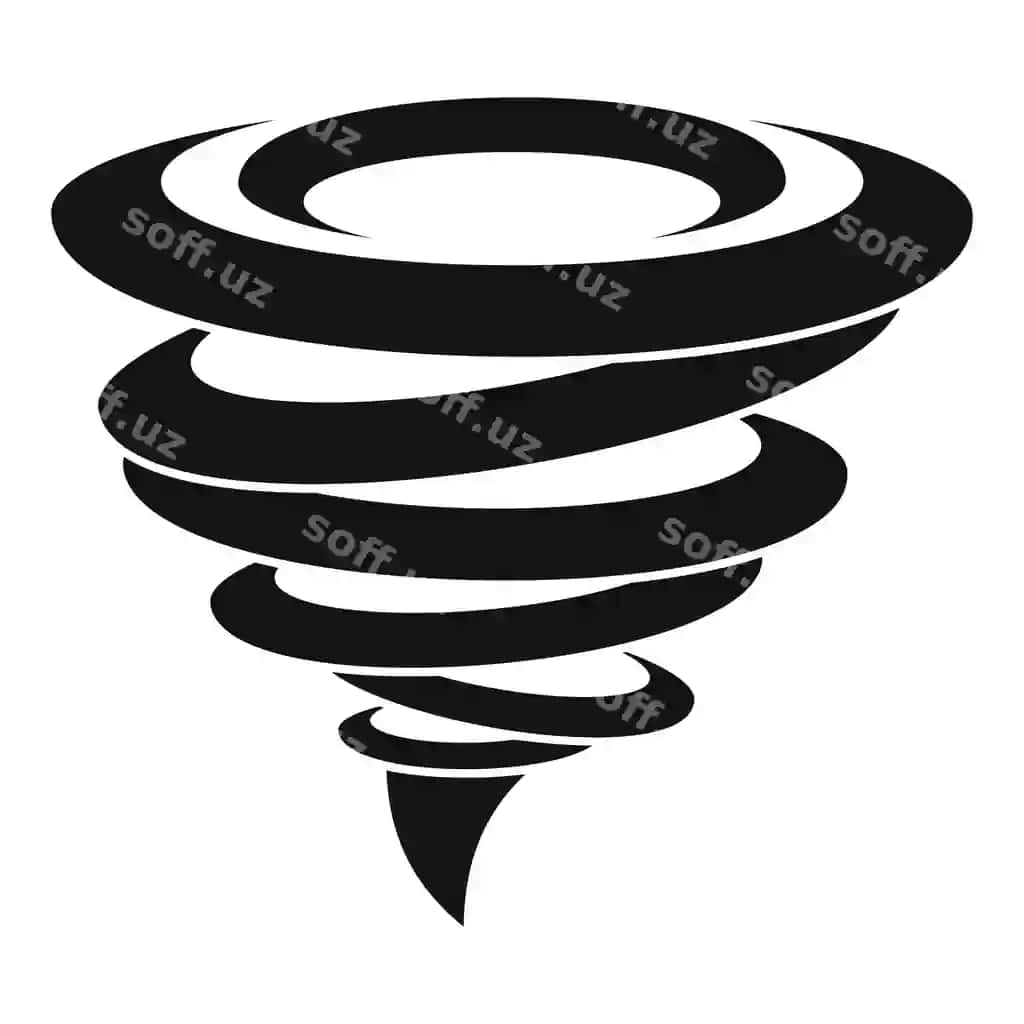 Tezlik tornado ikonka oddiy illustratsiya Tezlik tornado vektor ikonka | Speed tornado icon simple illustration speed tornado vector icon