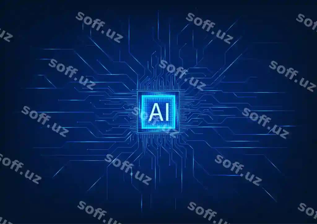 Bu kelajakchi vektor bilan sun'iy intellekt texnologiyasini quvvatlang | Power artificial intelligence technology with this futuristic vector
