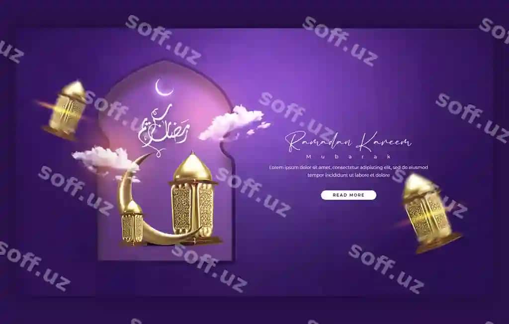 Ramazon kareem muborak islamiy bayram diniy veb baner orqa fon | Ramadan kareem mubarak islamic festival religious web banner background