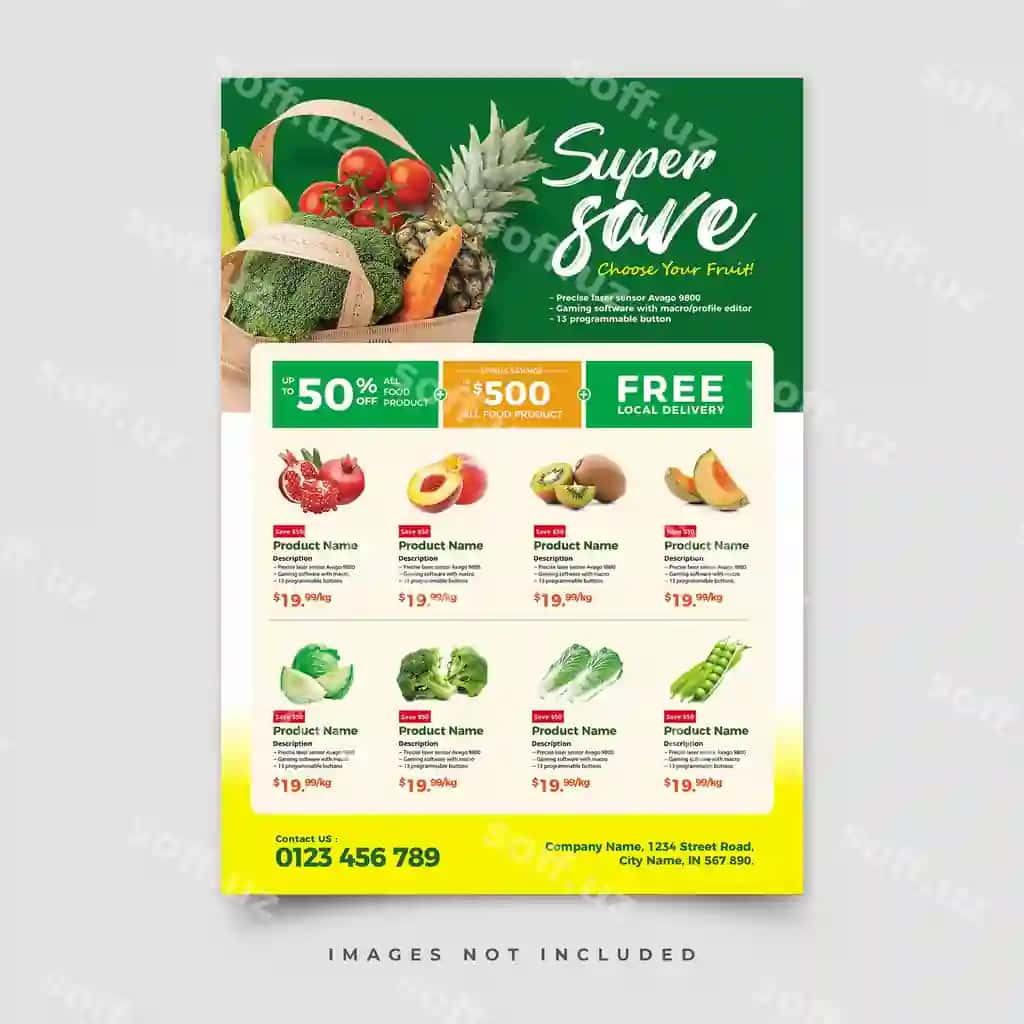 Flyer super stash ovqat ko'rsatiladi. | Flyer super stash food is displayed