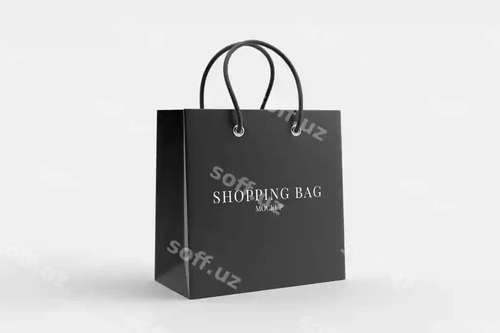 Xaridlar sumkalasi mockup | Shopping bag mockup