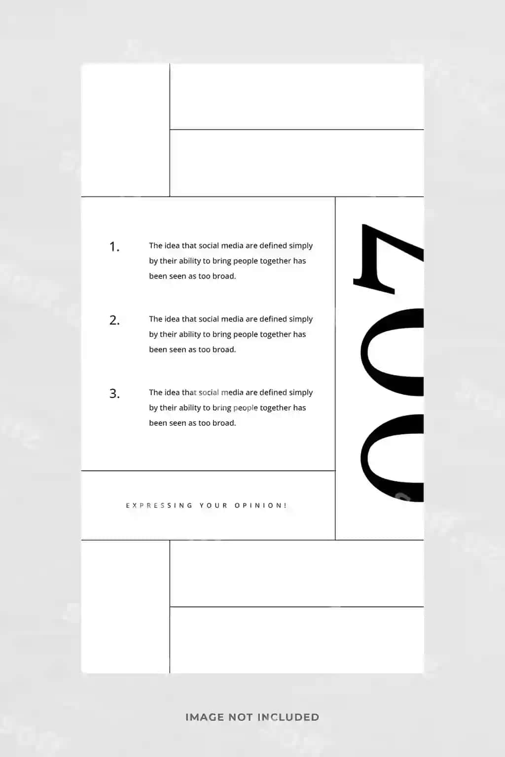 Minimalist Instagram hikoyalari uchun shablon konseptsiya chiziygi PSD dizayn bilan | Minimalist instagram stories template with concept line psd design