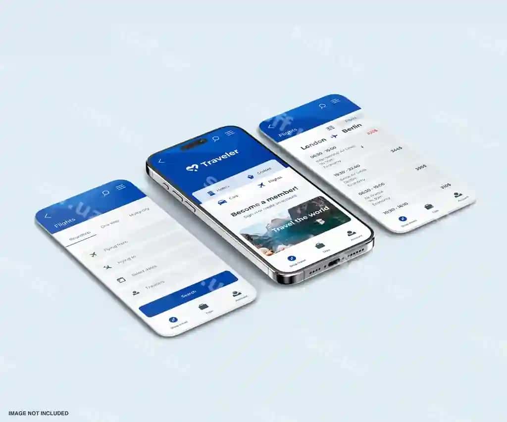 Ilova telefon ekrani mockup | App phone screen mockup