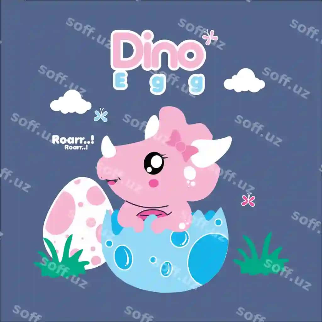 Bepul shablon dizayni dino tuxumi | Free template design dino egg