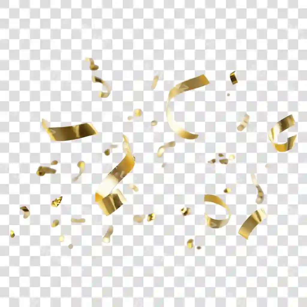 Png lenta konfettilar oltin fon lentalar | Png ribbon confettis gold background ribbons