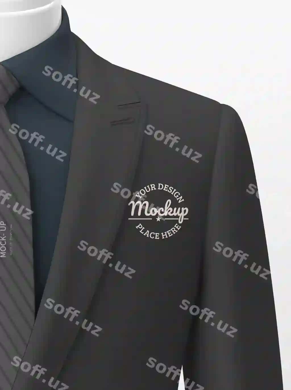 Rasmiy kostyum namuna dizayni | Formal suit mockup design