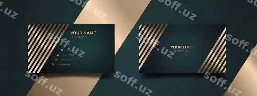 Zamonaviy bog'liq biznes karta chop etish shabloni dizayn ilhomdan | Modern luxury business card print template design inspiration from