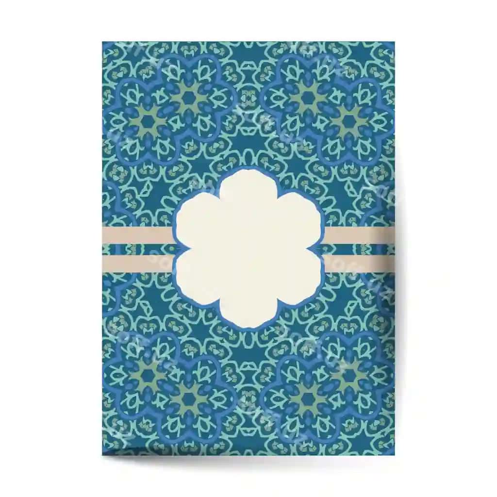 Boz premium muommo dizayni mandala elementi broshyr taklifi | Luxury premium cover design with mandala element flyer greeting