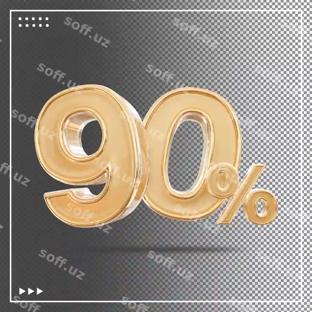 90% chegirma sotuv | Sale 90 percent number sale