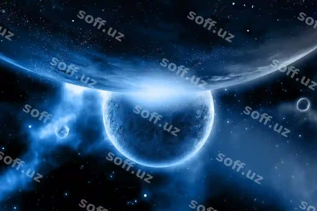 Abstrakt faza sahna orqa fonda | Abstract space scene background
