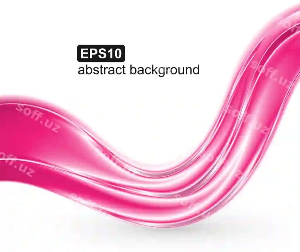 Abstrakt pushti to'lqalar fon | Abstract pink waves background