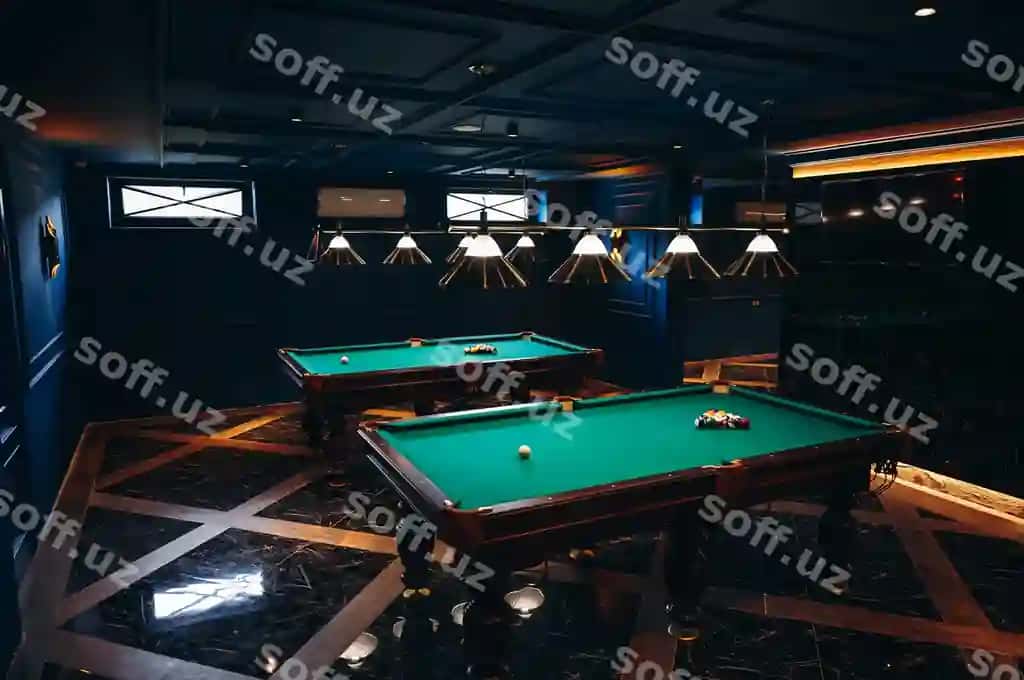 Yangi zamonaviy billiard xona | Brand new modern billiard room