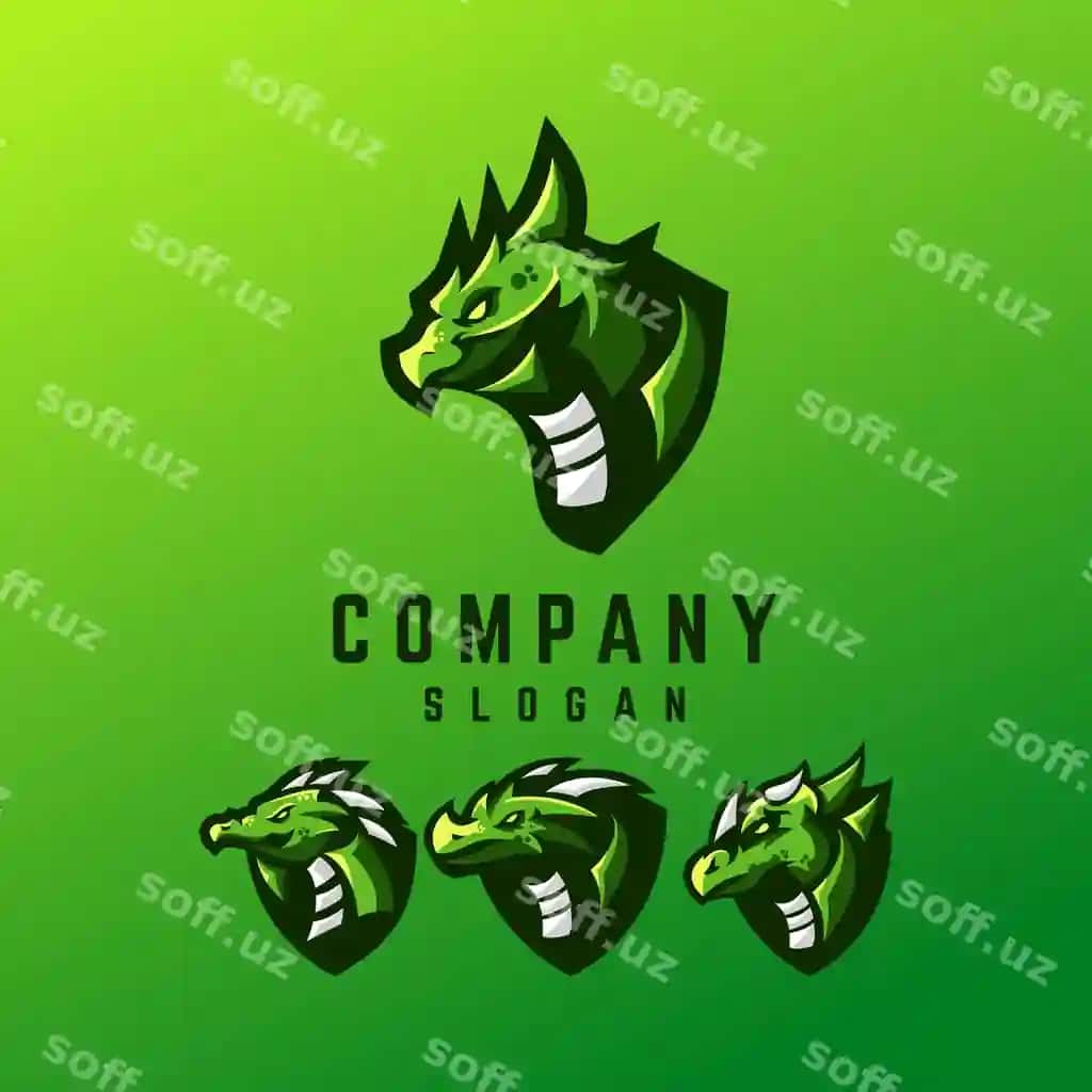 Ajdaho logotipi dizayni | Dragon logo design