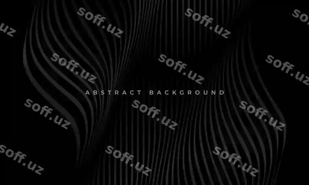 Abstrakt qora chiziq dalalama hashamatli fon | Abstract black line wave luxury background