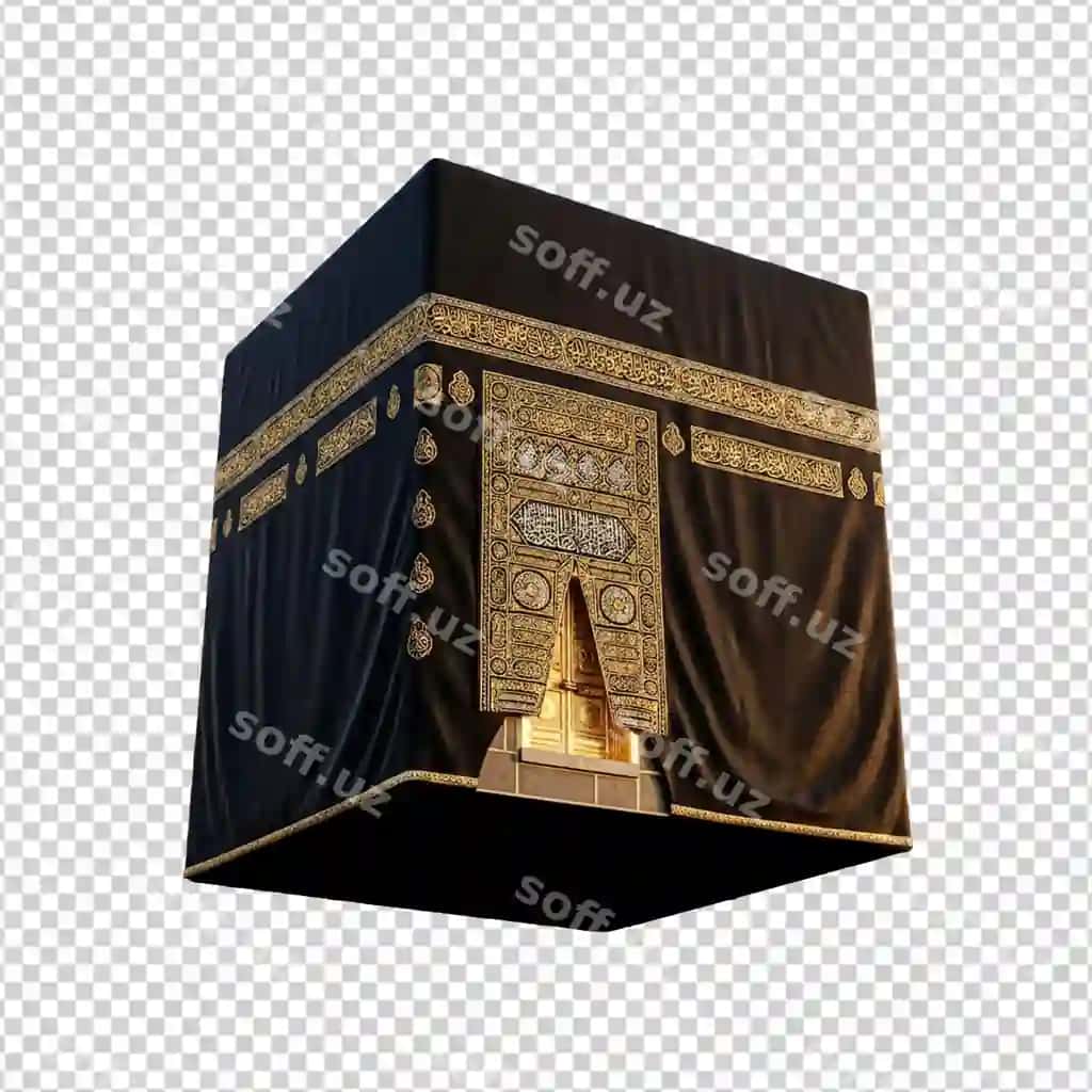 Qutb Kaaba Mekkada oltin qalamkashlikka ega | Holy kaaba mecca with golden calligraphy