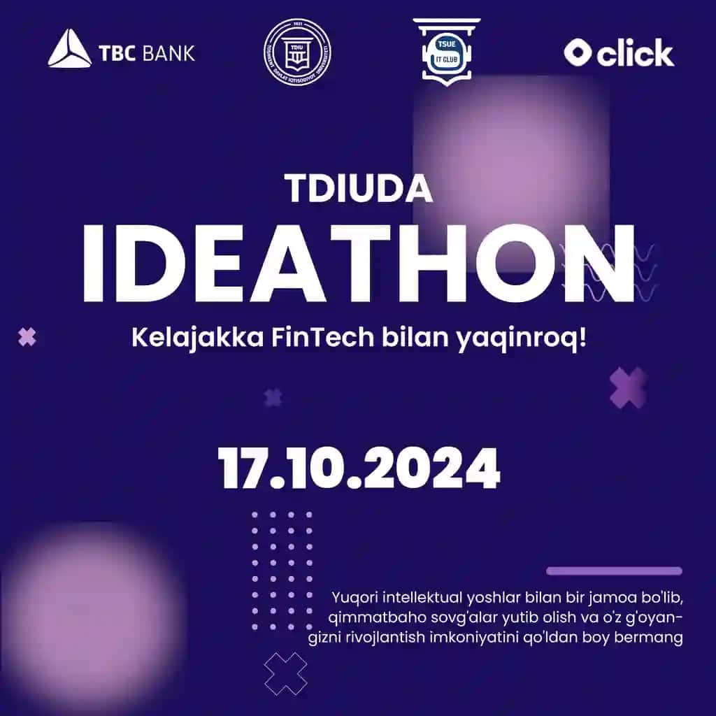 Ideathon Uchun post Dizayni