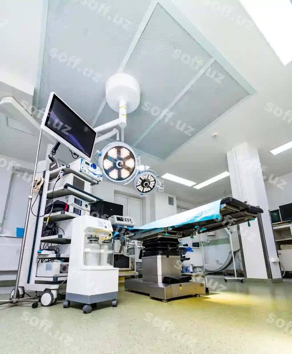 Steril zamonaviy shoshilish xonasi tibbiy yangi texnologiyalar | Sterile modern emergency room medical new technologies