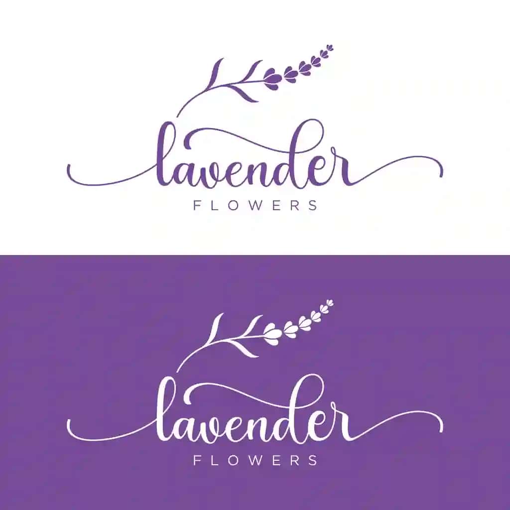 Qo'lda chizilgan organik lavanta gul logotipi logotipi logotipi kosmetikasi | Hand drawn organic lavender flower logo template designlogo cosmetic