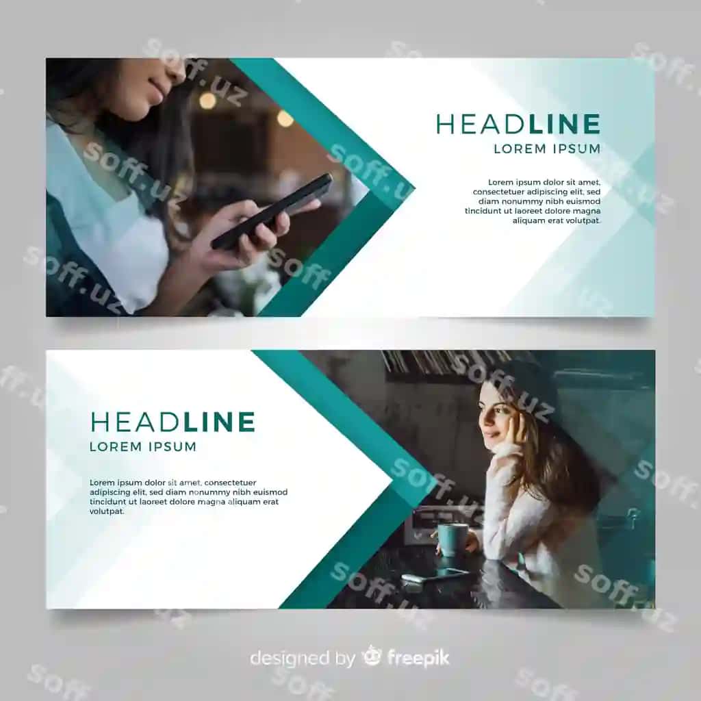 Anqarli biznes banerlar | Abstract business banners