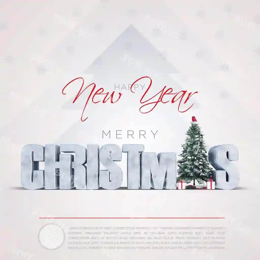 Christmas 3d renderlangan ijtimoiy tarmoqlar shabloni oshiq fon bilan | Christmas 3d rendered social media template with transparent background