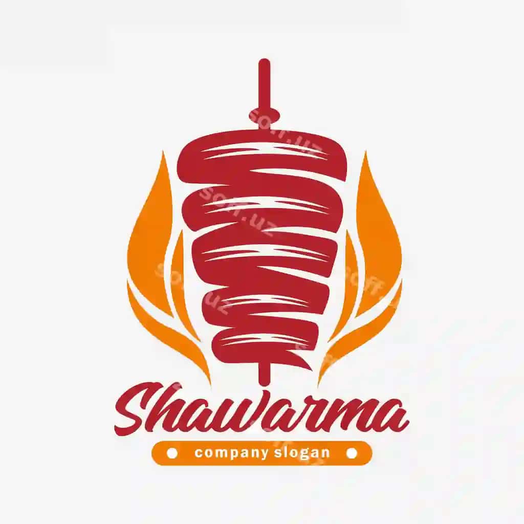 Logotip shaurma restoranlar bozorlar | Logo shawarma restaurants markets