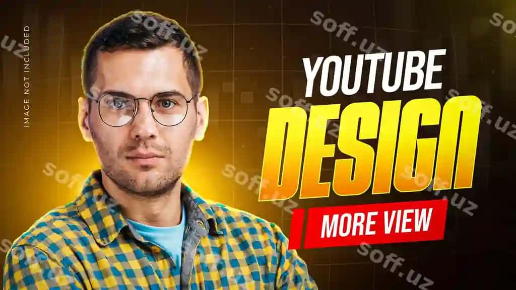 Zamonaviy YouTube miniatura dizayn shabloni | Trendy youtube thumbnail design template